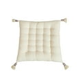 thumbnail image 2 of Linen Seat Cushion, High-Resilience Sponge Filling, Breathable Chair Mat for Dining & Living Room, Home Decor Pillow, 2 of 6