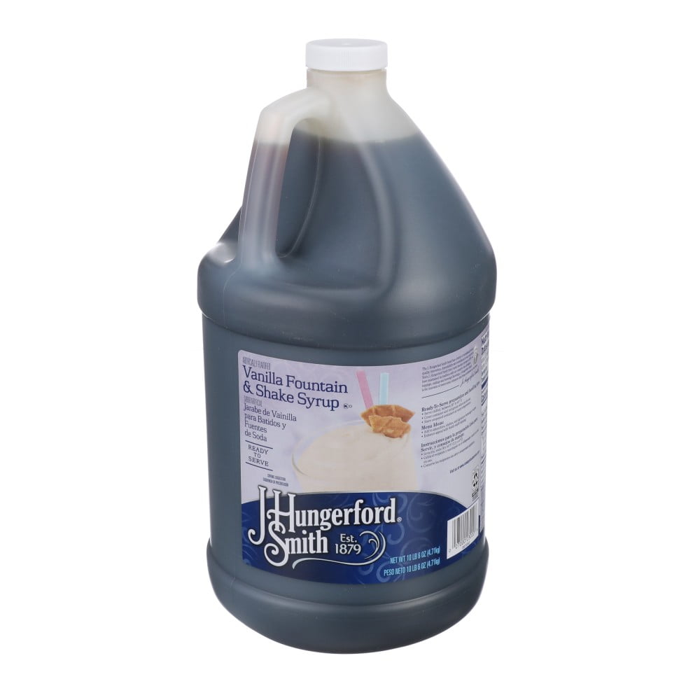 VANILLA FOUNTAIN & SHAKE SYRUP, 1 GAL JUGS