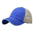 thumbnail image 1 of Men Ladies Hat Fashion Baseball Cap Denim Buckle Outdoor Sunscreen Sunshade Hat, 1 of 3