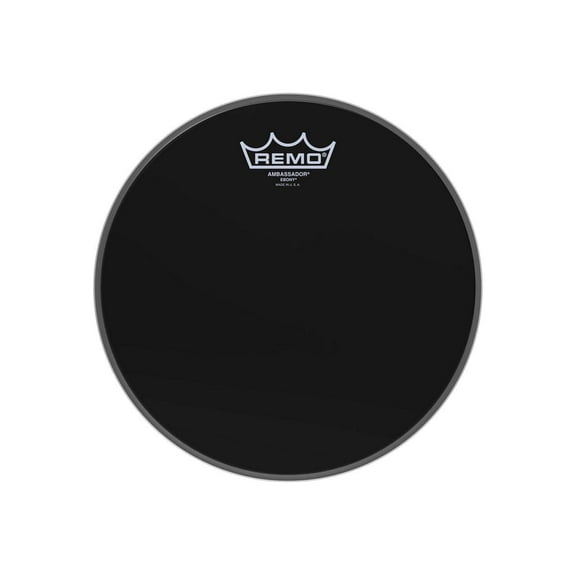 REMO 10" EBONY Ambassador