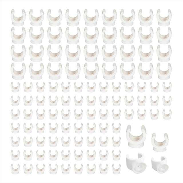 150 Piezas de Abrazaderas para Tuberías PEX de 1/2 Pulgada y 3/4 Pulgada con Gancho en U, Abrazaderas PEX, Soporte para Tuberías de Agua de PVC, Clips para Colgadores PEX