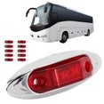 thumbnail image 4 of Side Marker Light Side Marker Lamp Led Side Light Truck Side Indicator Truck Led Light 10pcs 3LED Side Marker Light Waterproof Dustproof  Lamp For Truck Trailer LorryRed, 4 of 8