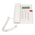 thumbnail image 4 of Desktop Telephone, Landline Telephone with 62 Incoming 16 Outgoing Call Memories, 24 Standard Rings, with Real Time Clock and Adjustable Display, for Office Home Hotel, 4 of 7