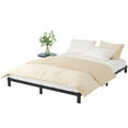 thumbnail image 7 of Maenizi Low 6 inch Full Size Bed Frame Heavy Duty Metal Platform No Box Spring Needed, Easy Assembly Noise Free, Black, 7 of 7