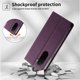 thumbnail image 2 of Funda Tipo Cartera de Cuero Sintético para XIAOMI POCO M7 Bloqueo RFID, con Ranuras para Tarjetas y Bolsillo para Efectivo, Cierre Magnético Fuerte Morado, 2 of 4