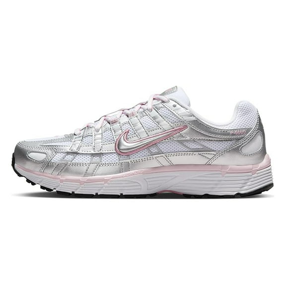 Women's Nike P-6000 White/Metallic Silver (BV1021 108) - 6.5