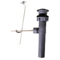 thumbnail image 6 of Westbrass 4" 2-Handle Non-Metallic Centerset Bathromm Faucet with Pop-Up Drain, Matte Black, 6 of 6