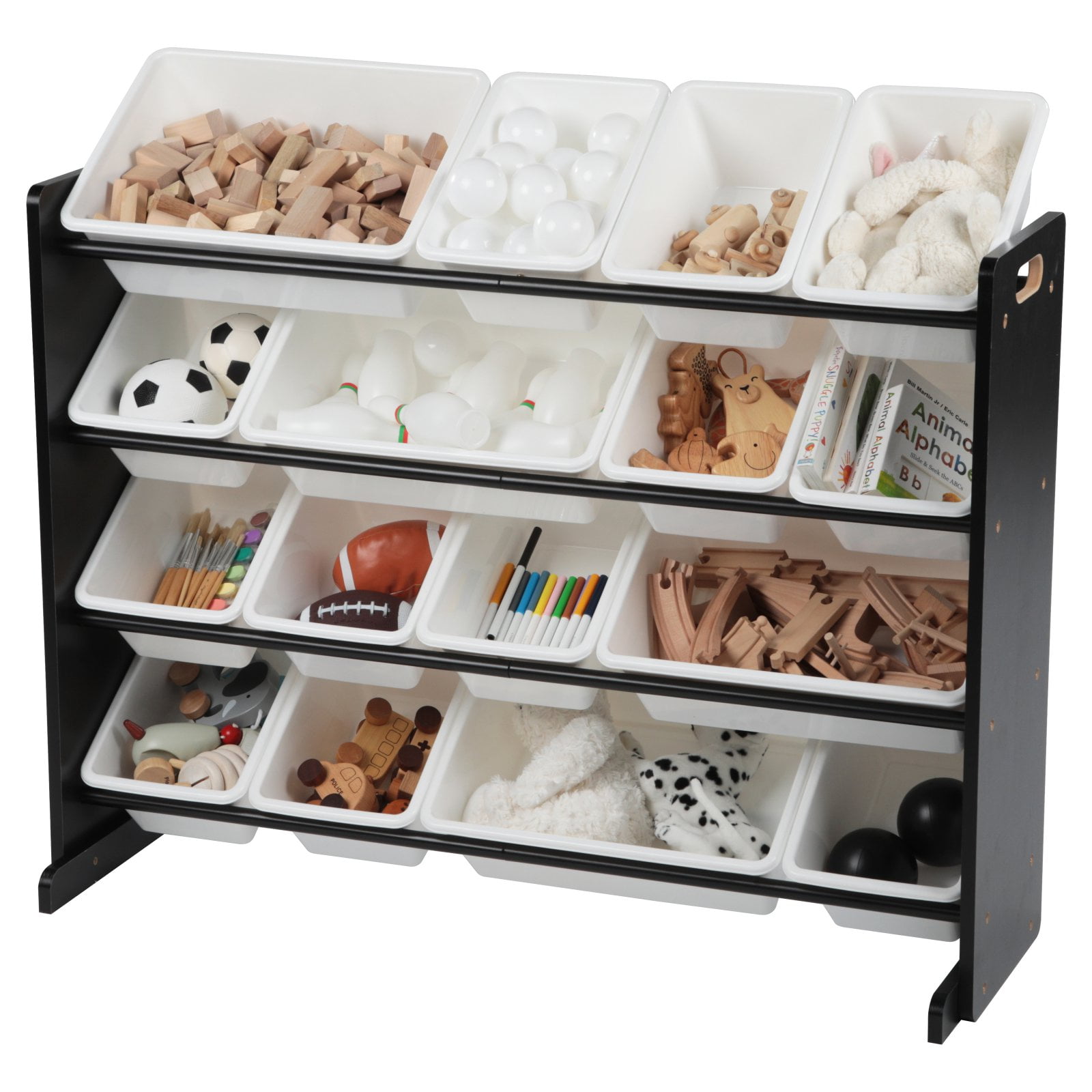 humble crew organizer with 16 bins