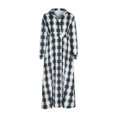 thumbnail image 3 of Qiopertar Chemise à Col Rabattu Imprimée pour Femmes Manches Longues Taille Élastique Grande Robe en Solde à Moins de 5$ en Solde, 3 of 4