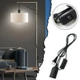Zenghuiiii Simple Deluxe 6ft Extension Hanging Pendant Light Lamp Cord Cable E27 Socket (No Bulb