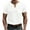 White, variant on Mens Shirts Casual Short Sleeved Solid Imitation Linen Loose Breathable V-neck Top