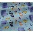 thumbnail image 5 of oneOone Cotton Jersey Light Blue Fabric Summer Beach Sewing Material Print Fabric By The Yard 58 Inch Wide, 5 of 6