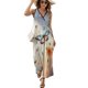 thumbnail image 1 of Vestido Largo Sin Mangas Para Mujer, Watercolor Dandelion Traje Informal Para Cumpleaños, Verano, 1 of 5