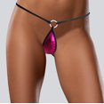 thumbnail image 2 of Prolriy Culottes Sans Entrejambe pour Femmes sous-Vêtements Ouverts Rose Vif, 2 of 5