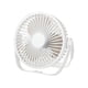 thumbnail image 5 of Ventilador de mesa USB con diseño moderno y potente Blanco, 5 of 9