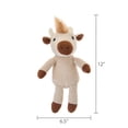 thumbnail image 6 of Small Knit Bull Plush, Brown, 12", Easter by Way To Celebrate, 6 of 6