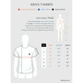 thumbnail image 3 of Ma Croix Mens Casual Ring Spun All Natural Cotton Blend Dual Hem Crew Neck Tee Shirt, 3 of 3