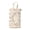 Beige, variant on Quilted Wipe Holder Floral Diaper Pouch Portable Quilted Wipes Bag for Car, Stroller