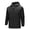 Gray, variant on BXINGOHAI Men's Plus Size Rain Jacket With Hooded Drawstring Long Sleeved Raincoat Solid Full Zip Up Windbreaker Jackets Athletic Hiking Camping Outwear Dark Blue,XXXL