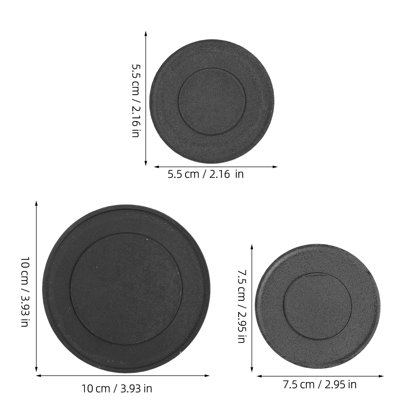 WORGEOUS 4pcs Gas Burner Flame Cap Covers For Gas Stoves Easy To Install And Clean Gas Burner Part Burner Gas Cooker Parts For Kitchen Compatible with SABAF