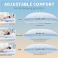 thumbnail image 4 of Almohada QUTOOL, gel refrescante, espuma viscoelástica triturada, ajustable, 4 of 8