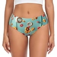 thumbnail image 1 of Balery Floating Colorful Cereal Ropa Interior de Algodón para Mujer con Dibujo – Braguitas Cómodas y Elásticas, Estilo Clásico-X-Small, 1 of 6