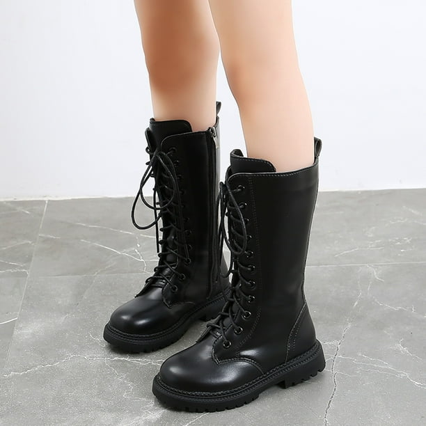 Kids black boots clearance girls