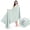 Mint, variant on Cotton Paradise 100% Cotton Turkish Towel Set, Soft Absorbent Quick Dry, 2 Piece 35x70 Bath Sheet Set, Mint