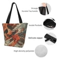 thumbnail image 3 of Lsque Gigantic Skull In Clouds Pattern Beach Tote,Shoulder Handbag,Spacious Tote Bag,Lightweight Travel Bag,Versatile Shopping Bag, 3 of 4