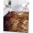 thumbnail image 3 of Luxe Weavers Modern Splatter Blue 8x10 Abstract Area Rug, Stain Resistant Carpet, 3 of 6