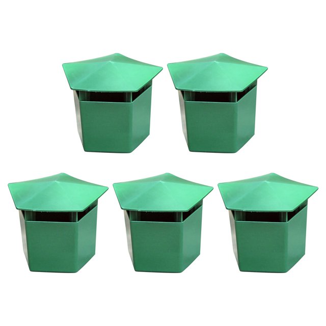 DGLQMYX 2Pcs Beer Slug Snail Traps 4.72 x 3.93 Inch Plastic Snail Trapper Reusable Snails Catcher Slug House for Garden Farm,Slug Cage for Garden,Snail Cage Garden Tools