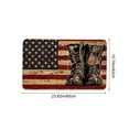 thumbnail image 3 of EGNMCR Bathroom Rugs, Rugs for Living Room, Area Rug Independence Day The US Floor Mat Patriotic Flag Patterns Foot Mat Patio Decorative Garden Flag Rugs Polyester Independence Day Floor Mats, 3 of 6