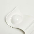thumbnail image 4 of 1 Pack Ceramic Egg Cup, Porcelain Egg Cup for Soft Boiled Egg, Egg Holder Set for Breakfast, Kitchen, 13.5*8*3.5cm White Dare, 4 of 5
