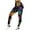 Black, variant on Women's Carnival Feather Print Lifting Casual Leggings Colorful Tight Pants for Everyday Comfort XL Black