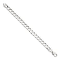 thumbnail image 2 of Primal Silver Sterling Silver 8.6mm Polished Open Curb Chain Bracelet, 2 of 2