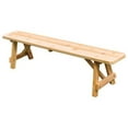 thumbnail image 1 of Red Cedar Traditional Backless Bench, 1 of 4