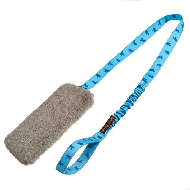 Juguete Chaser Tug-E-Nuff Azul con Piel Sintética Chirriante