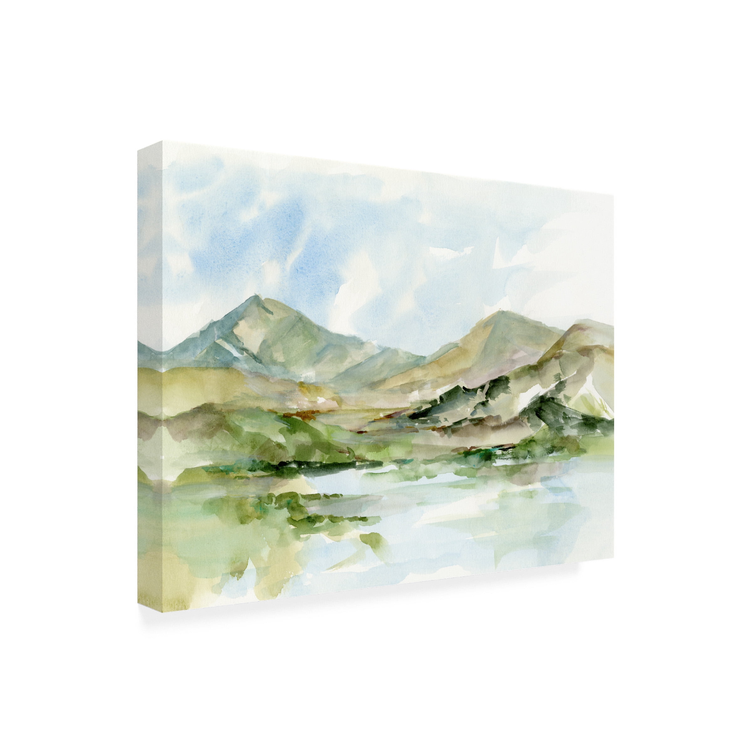 Ethan Harper 'Serene Mountains II' Canvas Art