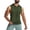 Green, variant on Men Vest Hooded Drawstring Mesh Fabric Tank Tops Solid Color Casual Muscle Show Outdoor Sports Gym Vest