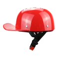 thumbnail image 3 of Medio casco personal de motocicleta de cara abierta para casco de scooter resistente para bicicleta ATV Rojo XL, 3 of 8