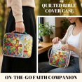 thumbnail image 5 of Pzuqiu Cross Geometric Bible Cover Case for Women Bible Cover Bag with Handle Zipper Pocket Quilted Church Carrying Case Scripture Cases Church Bag Protective for Book Lovers, 5 of 7