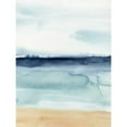 thumbnail image 3 of Warren, Annie 19x24 Black Modern Framed Museum Art Print Titled - Watercolor Ocean Horizon I, 3 of 5