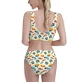 thumbnail image 5 of High Waisted Bikini Sets For Women, Colorful Lizard Frog Turtle Swimsuits Tummy Control, Two Pieces Bathing Suit, 5 of 8