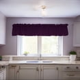 thumbnail image 2 of Solid Poplin Window Valance 58" Wide Plum, 2 of 3