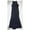 Blue - navy, variant on XSCAPE Womens Side Slit Gown Dress, Blue, 12