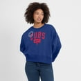 thumbnail image 4 of Women's Nike Royal Chicago Cubs Oversized Pullover Sweatshirt, 4 of 7