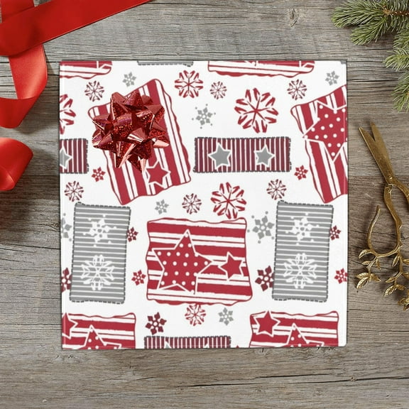Christmas Wrapping Paper | Premium Holiday Gift Wrap | Patriotic 58" x 23" (1–5 Rolls) - 1 Roll