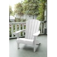 thumbnail image 2 of Keter Alpine Adirondack Resin Outdoor Furniture Chairs with Cup Holder Perfect for Patio Seating, 2 of 8