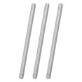 thumbnail image 1 of Uxcell 3Pack M8x130mm 316 Stainless Steel Fully All Threaded Rod Studs, 1.25mm Pitch, 1 of 6