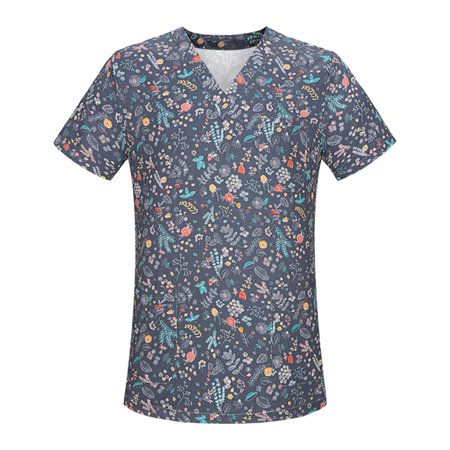 

Summer Tops for Women 2022 Nursing Scrubs For Women With Designs Short Sleeve Shirts V Neck Tops Graphic Tees Trendy Fit Workwear Summer Clothes